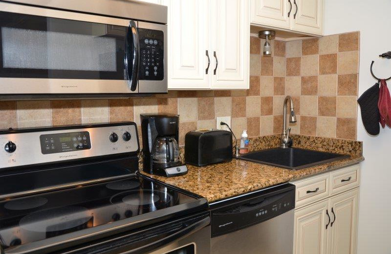 Rental kitchen at Dolphin Run Condominium Association. Inc.