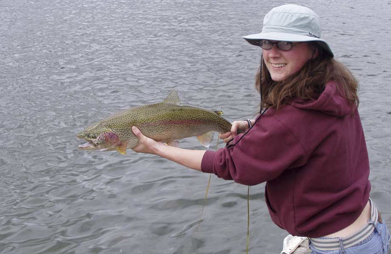 Fishing at Alagnak Lodge.