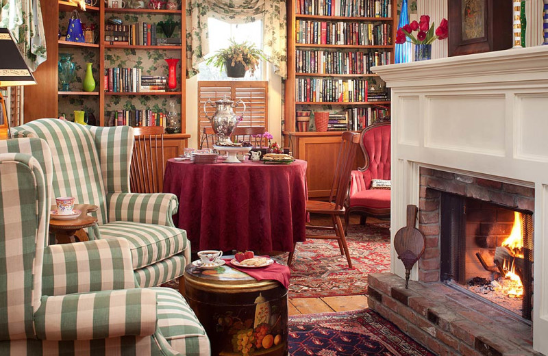 Living room at The Inn at Weston.