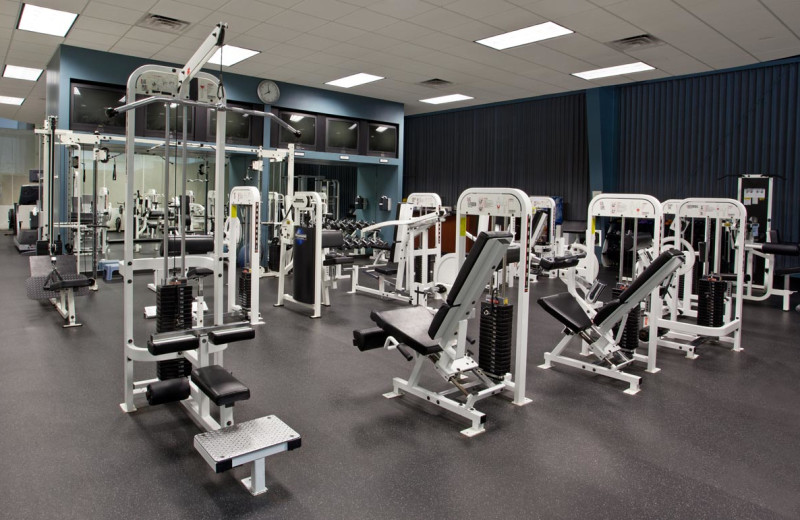 Fitness center at Grand Geneva Resort.