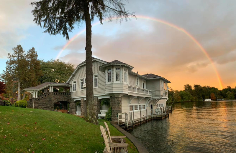 Exterior view of Boathouse Bed and Breakfast.