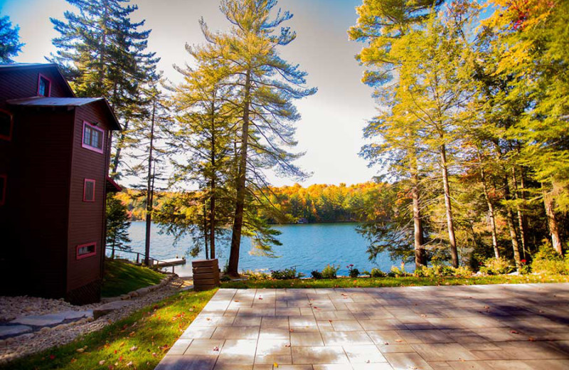 Lake view at White Lake Lodges.