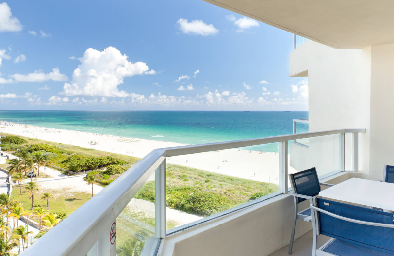 Balcony view at Marriott Stanton South Beach.