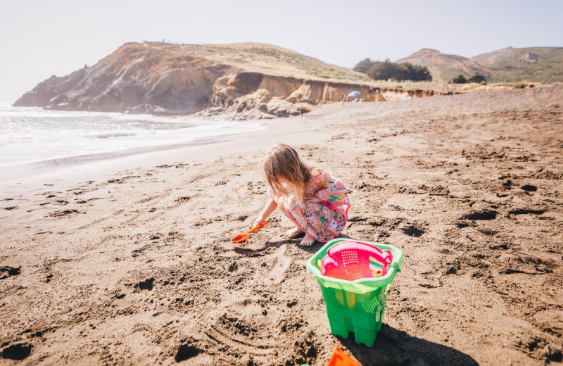 Beach near Cavallo Point Lodge.