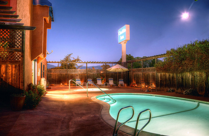 Outdoor pool at Chablis Inn Napa Valley.