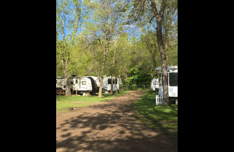 RV camping at Sullivans Resort & Campground.