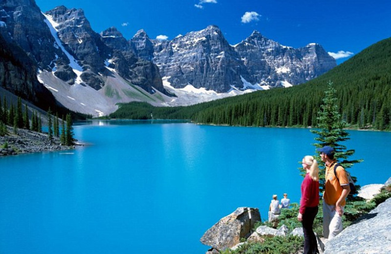 Banff National Park near Johnston Canyon Resort.