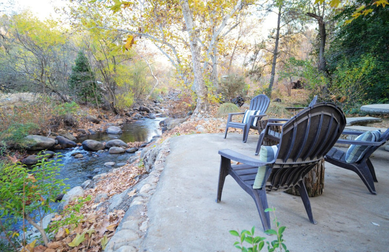 Patio at Sequoia River Dance.