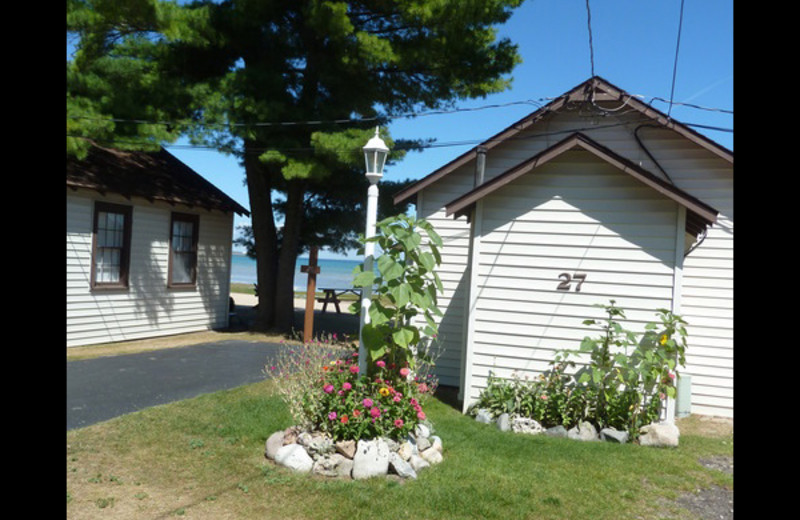 Cottage exterior at The Beach House.