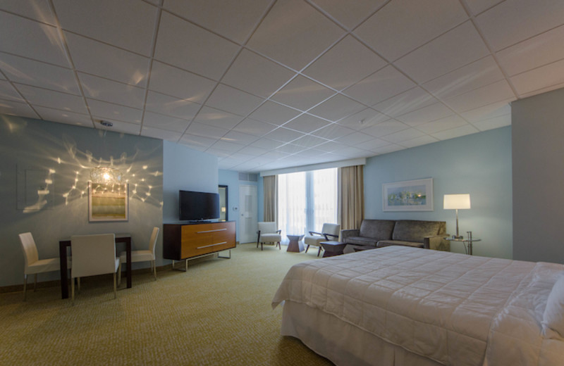 Guest room at Hotel Icona.