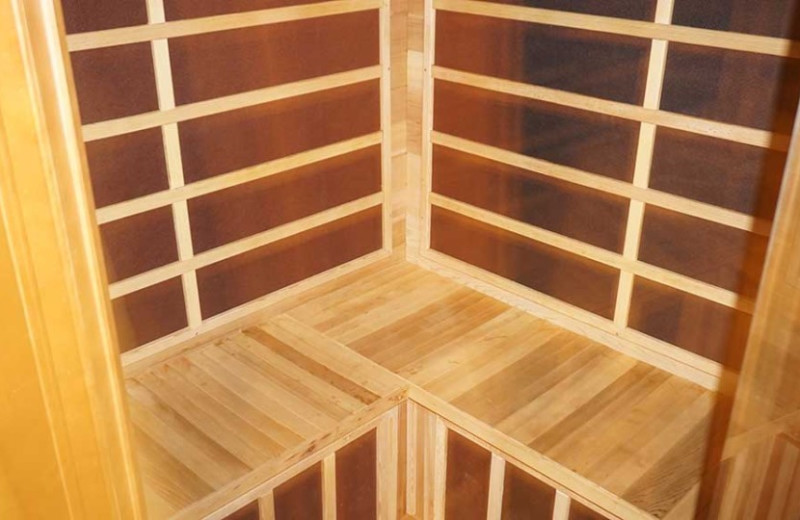 Sauna at Clearwater Historic Lodge & Canoe Outfitters.