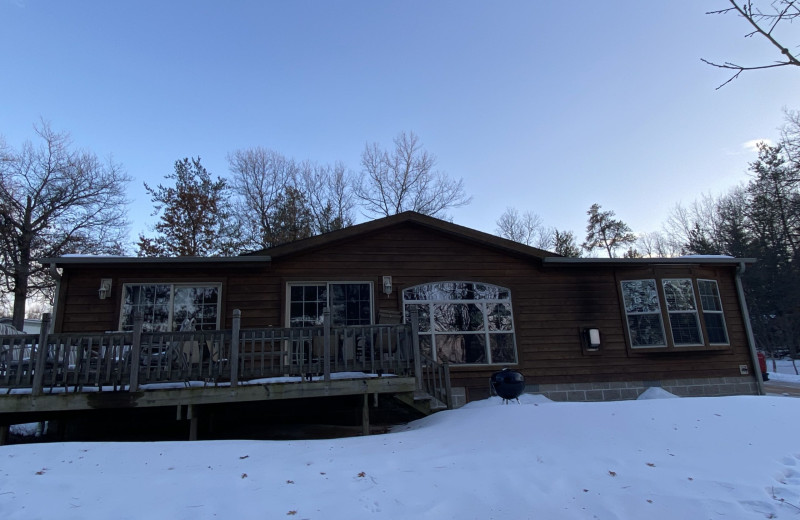 Cottage exterior at Popp's Resort.