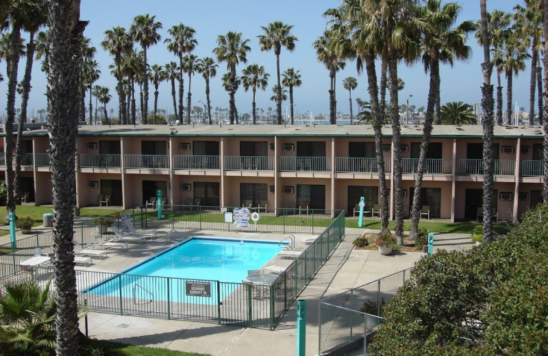 Outdoor pool at Seaport Marina Hotel.