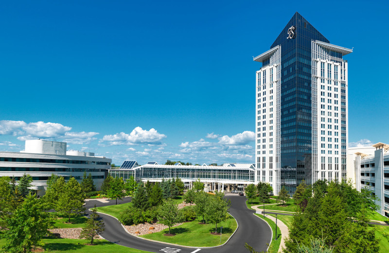 Exterior view of Turning Stone Resort Casino.