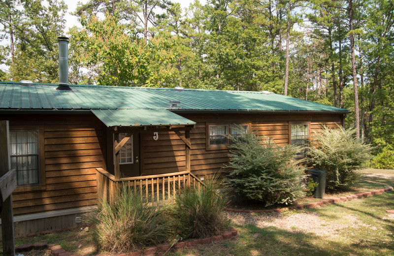 Cabin exterior at Brady Mountain Resort & Marina.