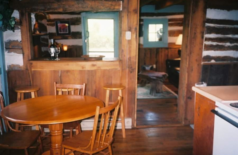 Cabin Interior at South River Highlands Retreat