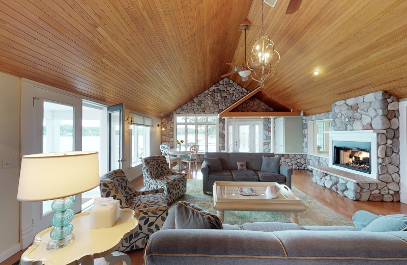 Living room at BoatHouse Villa.