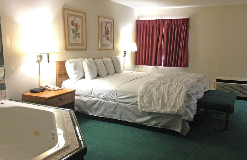 Guest room at Amerihost Inn 