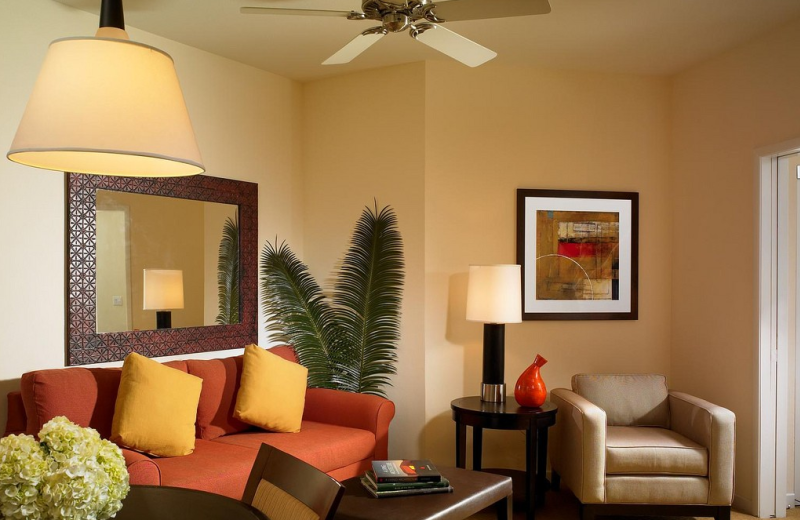 Living room view at The Westin Mission Hills Villas.