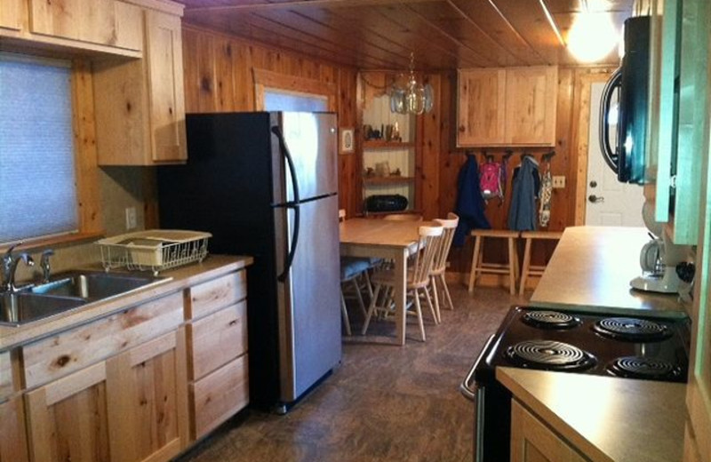 Guest kitchen at North Idaho Property Solutions.