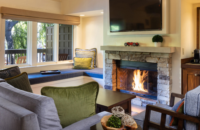 Guest room at  Quail Lodge & Golf Club.