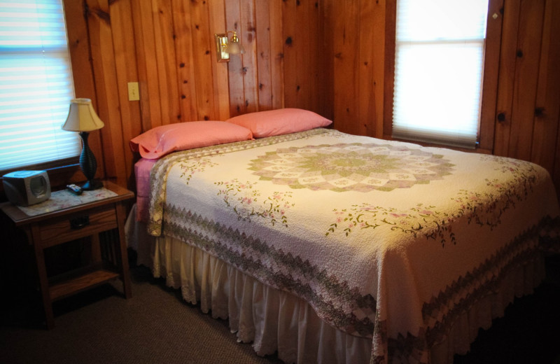 Guest room at Trails End Resort.