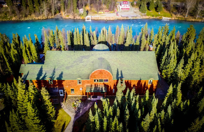 Aerial view of  Alaska Legends Adventure Resort.