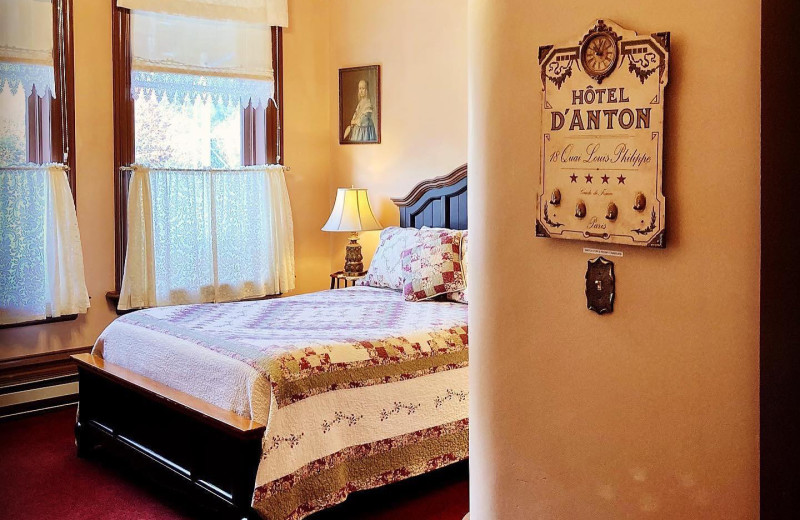 Guest room at The Palace Hotel.