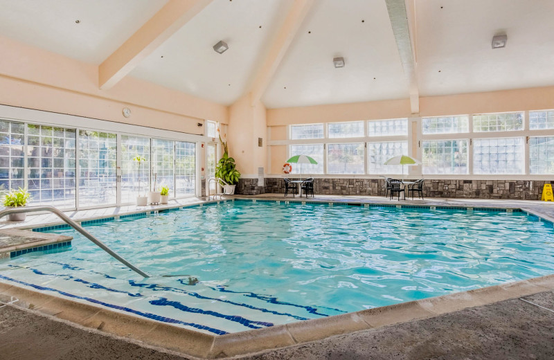 Indoor pool at NorthBay at Lake Arrowhead.