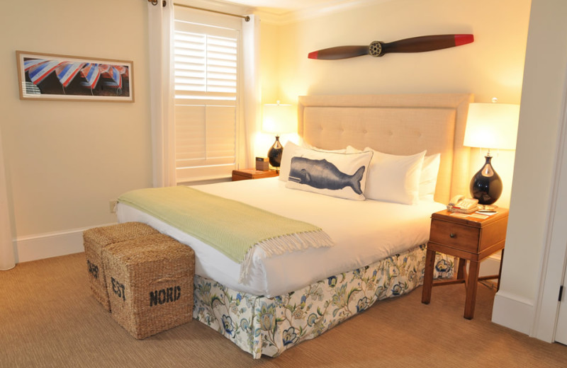 Guest room at The Nantucket Hotel and Resort.