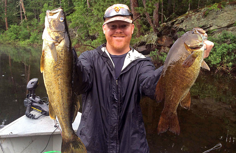 Fishing at Zup's Fishing Resort and Canoe Outfitters.