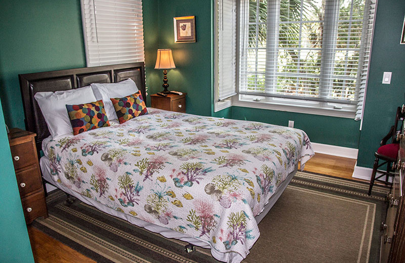 Rental bedroom at Fripp Island Golf & Beach Resort.