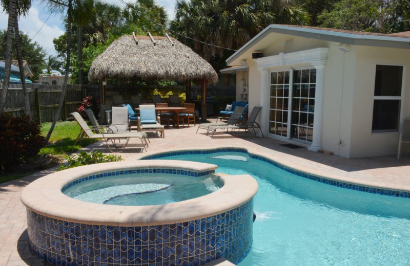 Rental pool at Walker Vacation Rentals.