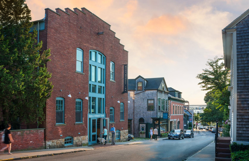 Exterior view of Mill Street Inn.