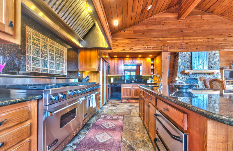 Rental kitchen at Park City Rental Properties.