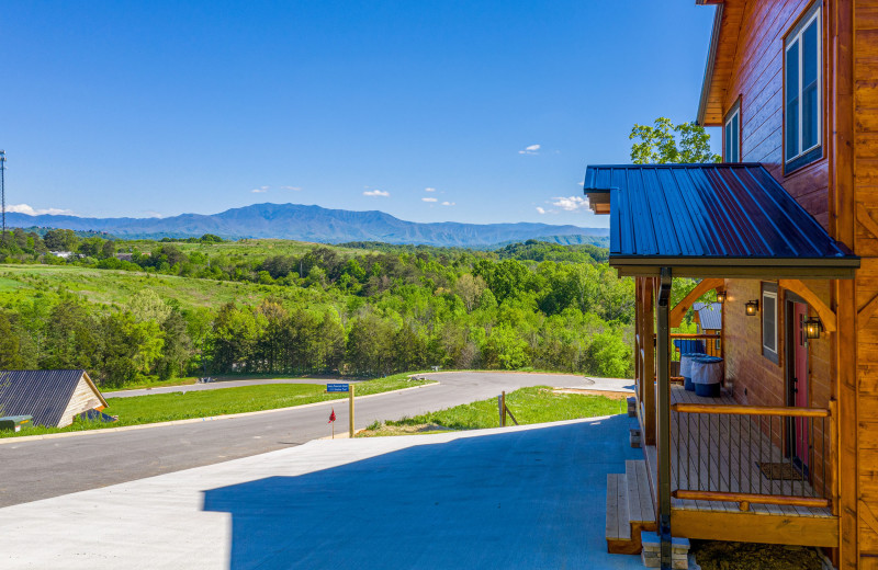 Exterior view of American Patriot Getaways - Smoky Mountain Chalet.