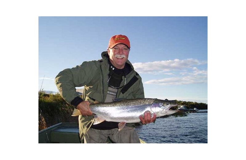 Fishing at Naknek River Camp.