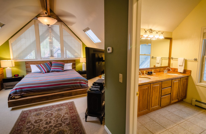 Rental bedroom at Accommodations in Telluride.