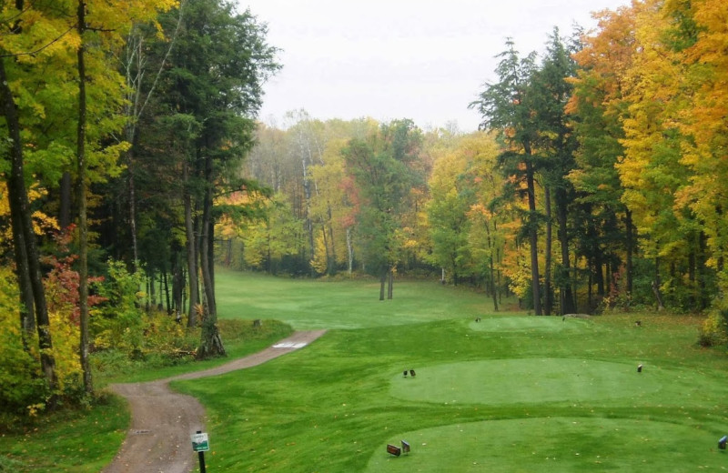 Golf course at Ross' Teal Lake Lodge & Teal Wing Golf Club.