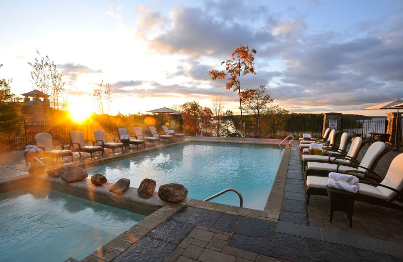 Outdoor pool at JW Marriott The Rosseau Muskoka Resort & Spa.