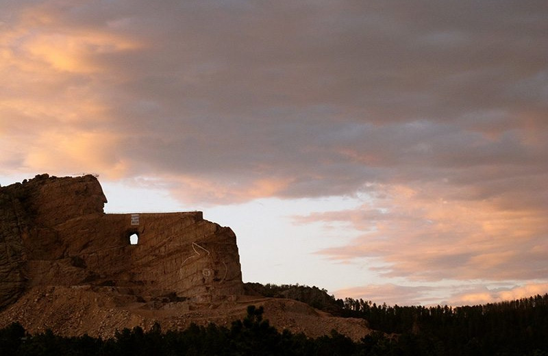 Sunset at Rushmore Express Inn & Family Suite.