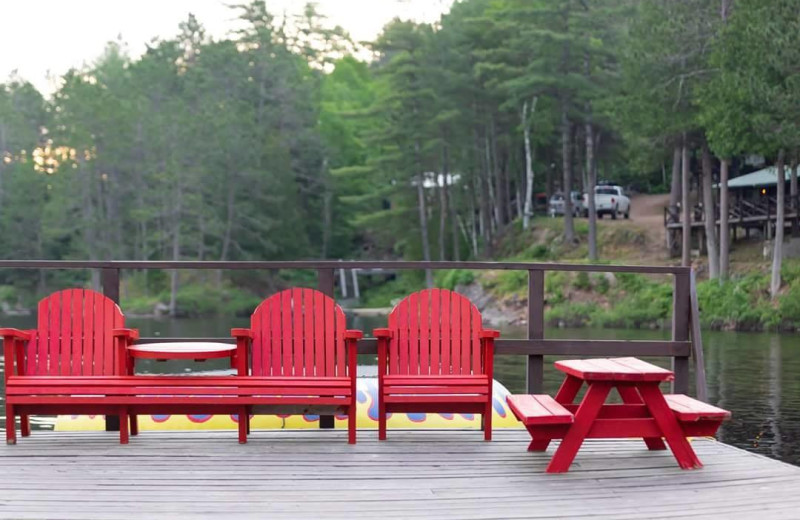 Dock at Mattawa River Resort.