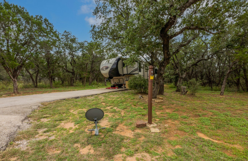 RV campground at Canyon of the Eagles Nature Park & Resort.