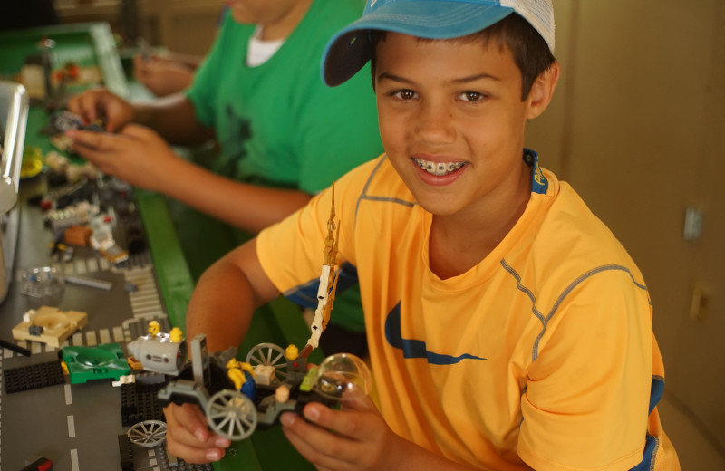 Crafts at Camp Champions on Lake LBJ.