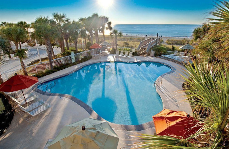 Outdoor pool at Holiday Inn Club Vacations South Beach Resort.