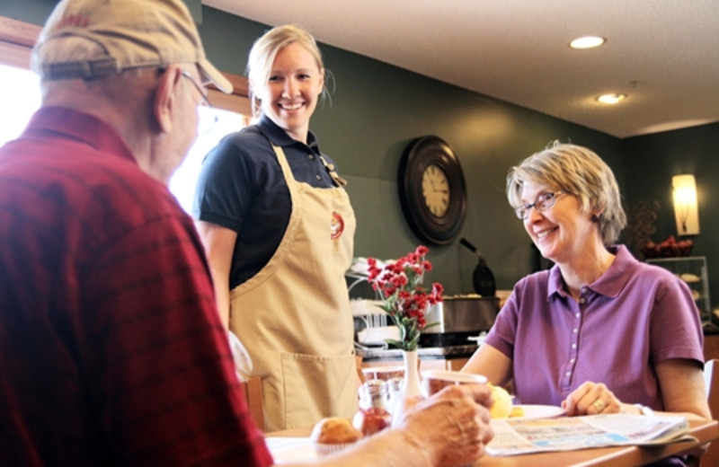 Breakfast at AmericInn Lodge & Suites Two Harbors.