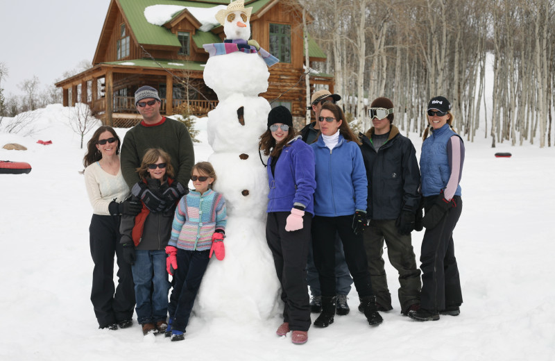 Family at The Home Ranch.