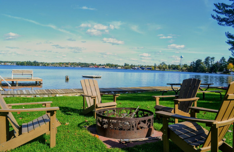 Rental patio at Lakeland Rental Management.