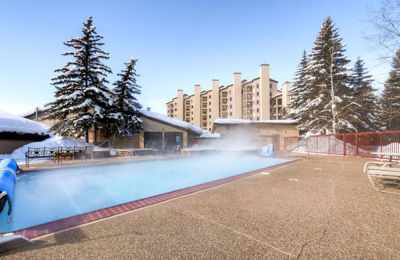 Outdoor pool at Torian Plum Resort.