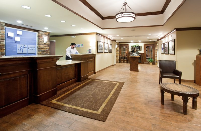 Lobby at Holiday Inn Express & Suites Lander.